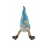 Figura manó kerámia 22cm lógólábú kék