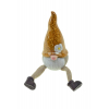 Figura manó kerámia 22cm lógólábú narancs