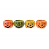 Mécsestartó Halloween tök kerámia 6cm 4féle zöld/narancs