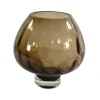 Mécsestartó üveg gömb D10 talpas Topaz