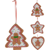 Mézeskalács poly 10cm akasztós 3féle