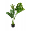 Selyemvirág monstera kaspóban 120cm zöld
