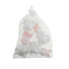 Figura nyúl műa. 6*10,5cm s/6 fehér