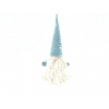 Figura orrmanó fehér szakállal H45CM csillámos kék/fehér
