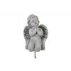 Pick angyal kő 7.4x6x10cm szürke
