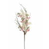 Pick bogyós ág 62cm fehér/pink