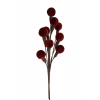 Pick bogyós ág bársony 45cm piros