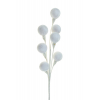 Pick bogyós ág bársony 55cm fehér