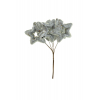 Pick csillag 3as 14CM glitteres ezüst