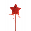 Pick csillag textil 36cm piros