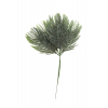 Pick fenyőág 25CM zúzmarás zöld