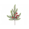 Pick fenyőág bogyós 43CM zöld/piros
