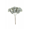 Pick gomba 3as 14CM glitteres ezüst