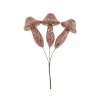 Pick gomba 3as 16CM glitteres mályva
