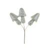 Pick gomba 3as 17CM glitteres ezüst