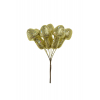 Pick gomba 6os 16CM glitteres arany