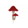 Pick gomba 8,8cm+15cm piros