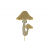 Pick gomba 8,8cm+15cm v.barna