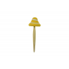 Pick gomba fa 10*3*3cm csúcsos sárga