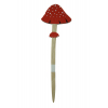 Pick gomba fa 15cm piros