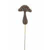 Pick gomba fa 7*20cm barna