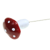 Pick gomba hab 5*5,5cm piros