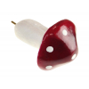 Pick gomba hab 9*H10cm piros