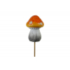 Pick gomba kerámia 5.3*5*7cm narancs