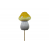 Pick gomba kerámia 5.3*5*7cm sárga