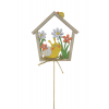 Pick ház fa csigával 33cm sárga