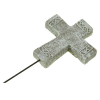 Pick kereszt kő 8,7*1,5*19,5cm mosott szürke