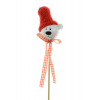 Pick maci fej 7*20cm sapival piros