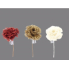 Pick rózsafej 26cm glitteres arany