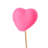 Pick szív filc 6x6cm rózsaszín