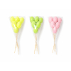 Pick tojás műanyag 5cm s/6 többféle sárga/zöld/rózsaszín