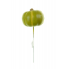 Pick tök 6cm zöld csíkos