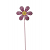 Pick virág fém 6.5*25*0CM pink