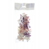 Pillangó fa 3cm s/60 lila/fehér/rózsaszín