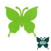 Pillangó filc 8x8,5cm öntapadós zöld