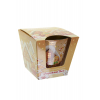 Poharas gyertya 115g Gingerbread Town
