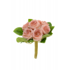 Selyemvirág csokor 26cm rózsaszín