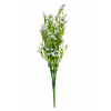 Selyemvirág csokor fátyolvirág 7fej 34cm fehér