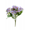 Selyemvirág csokor százszorszép 5fej 28cm h.lila