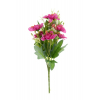 Selyemvirág dália 30 cm mini virággokkal pink