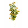 Selyemvirág eucalyptus ág 61cm zöld/narancs