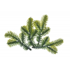 Selyemvirág fenyőág 12cm zöld