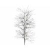 Selyemvirág fenyőág 75cm ezüst