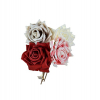 Selyemvirág hab rózsa 65cm töb szín