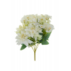 Selyemvirág hortenzia/dália mix csokor 42cm fehér