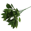 Selyemvirág levél csokor 46cm 6ág zöld